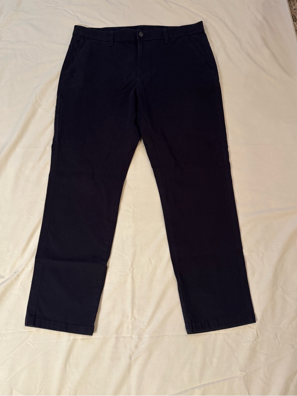Weatherproof Men's Navy Straight-Fit Chinos